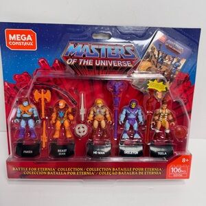 Mega Construx Masters of the Universe Battle for Eternia Figure Set